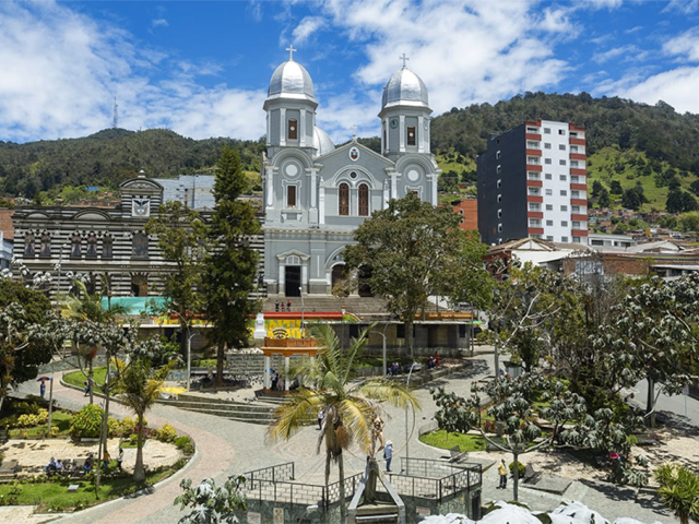 Yarumal, a municipality in the foothills of the Andes north of Medellín